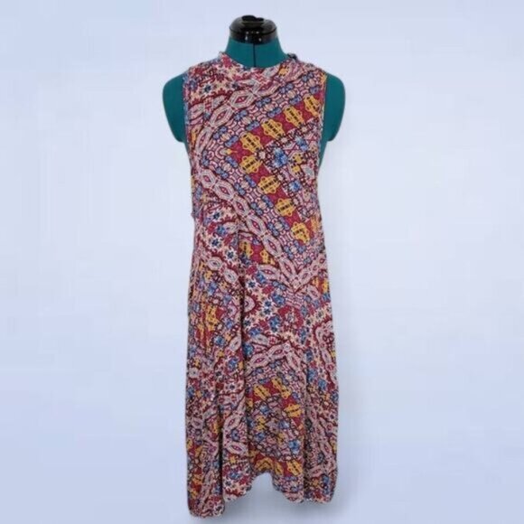 Maeve x Anthropologie Lilt Print Swing Dress - Size Large - Picture 2 of 10